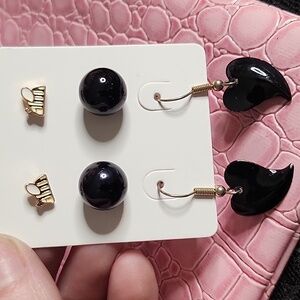 SOLD Earrings 3 pair